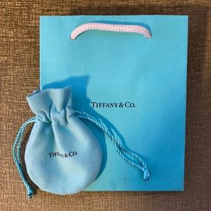 Tiffany & Co. gift bag and dust bag with gift box